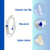 Kit 30 Equipo Macrogotas Flexível Injetor Lateral Luer Slip 5