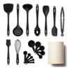 Juego De Utensilios De Cocina De Silicona Y 0