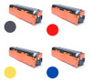 Kit 4 Toner Compatível Hp Cb 540 / 541 / 542 / 543 0
