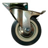 Rueda Giratoria De Goma Gris 50 Mm 35kg Con Freno Bronzen 0