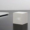 Gingko Cube Led Click Clock Despertador Con Activación De So 2