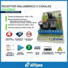 Receptor Inalambrico 4 Salidas 2 Controles Wkru4c Hexacom 3