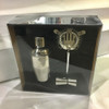 Set De Cocteleria Coctelera Colador Oruga Medida Bartender. 2