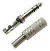 Plug Conector Macho 6.5 Estereo Metal Resorte Microfono 1