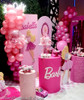 Ambientación Temática Barbie Dec C/ Globos Caja Barbie Fotos 1