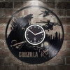 Godzilla Reloj De Pared De Vinilo Peliculas De Godzilla Rel 1
