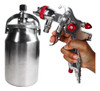 Pistola Pintura Sucção Hvlp Copo Em Baixo 1,4mm 1000ml Pi8 0