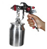 Pistola Pintura Sucção Hvlp Copo Em Baixo 1,4mm 1000ml Pi8 4