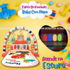 Tapete Interativo Infantil Portátil Musical Acolchoado Fofo 5