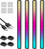 4 Barras Led Audioritmica Rgb Gamer Tiktok Recargable 0