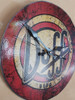 Reloj De Chapa Vintage Retro Para Pared - Duff 40cm Diam 1