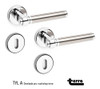 Manija Picaporte Doble Balancin Bronce Tyla Terra Oferta 1