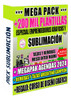 Kit Plantillas Sublimacion Tazas Remeras Almohadon Agendas 2 0