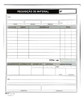Bloco Requisição De Material S/cópia 50 Fls 160x190 Kit C/10 2