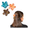 Broche Pelo Flores Hawaianas Flor Hibiscus Ganchos Colores 0