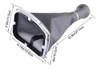 Palanca De Cambio Fuelle Pomo Para Vw Golf 4 Bora Negra Orig 7