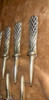Pinchos Para Choclo,copetín, Bronce Antiguos, Muy Particular 3 Pinchos Para Choclo,copetín, Bronce Antiguos, Muy Particular 3