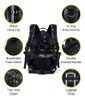 Mochila Tactica Molle Capacidad 40l Camuflada Negra Cvlife 3