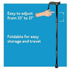Baston Plegable De Agarre Suave Regulable De 84 A 94cm - A 5
