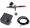 Kit Aerógrafo 0.3mm + Mini Compressor - Chef Thais Vieira 1
