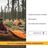 Bolsa De Dormir Rectangular Camping Envelope 75x190cm 2