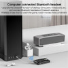2× Receptor Transmissor Bluetooth 5.0 Rca Aux Coaxia Óptica 5