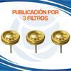 Rejilla Filtro Desagüe Metálica Dorada 35 Mm Cocina 2