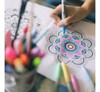 Kit 12 Marcadores Sharpie Girl Pastel Punta Fina + Mandalas 5