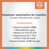 Dspenser De Jabon Liquido Automático Baño Alcohol De Colgar 5