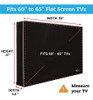Cubierta De Tv Para Exteriores De 60  -65  Pulgadas - Protec 1