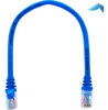 Kit 50 Unidades Patch Cord Cat6 Cca Azul 30cm 1