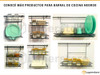 Barral 60 Cm Negro Para Accesorios De Cocina Y 10 Ganchos 6