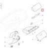 Moldura Tampa Cobertura Airbag Uno Fiorino 2011 2014 Originl 3