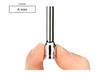 Tekton 1/4 De Pulgada X 13 Mm De Profundidad Vaso De 6 Punto 1