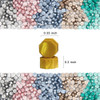 Perlas De Cera De Sellado Octogonal Doradas Para Regalos 3 Perlas De Cera De Sellado Octogonal Doradas Para Regalos 3