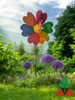 Tutor Decorativo Para Jardín Molinillo Gusanito Desarmable 1