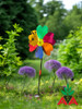 Tutor Decorativo Para Jardín Molinillo Gusanito Desarmable 2
