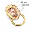 Tiradores De Muebles Cabeza De Leon Bronce X 4u 2