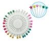180 Alfinetes Cabeça Estrela Colorido 55m Costura Patchwork 1