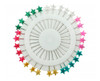 180 Alfinetes Cabeça Estrela Colorido 55m Costura Patchwork 3
