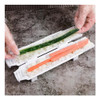 G Kit 14 Esteiras Preparo De Comida Japonesa Sushi Bambu 2