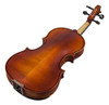 Violin Ajustado De Ebano De Madera Maciza De 1/2 Tamaño Con 2 Violin Ajustado De Ebano De Madera Maciza De 1/2 Tamaño Con 2