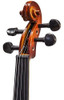 Violin Ajustado De Ebano De Madera Maciza De 1/2 Tamaño Con 5 Violin Ajustado De Ebano De Madera Maciza De 1/2 Tamaño Con 5