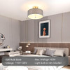 Ludil 3-light Semi Flush Mount Ceiling Light Fixture, 13  Mo 2