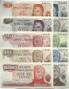 Serie De 10 Billetes Pesos Ley Sin Circular 0