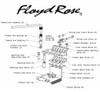 Floyd Rose Original Special Negro 6 Cuerdas Puente Nuevo! 6