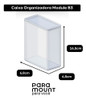 Organizador De Mesa Escritório Module B3 Acrílico Papelaria 3