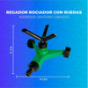 Aspersor Riego Regador Jardin Con Ruedas Rociador Giratorio 1