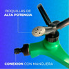 Aspersor Riego Regador Jardin Con Ruedas Rociador Giratorio 3