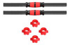 2 Pçs Barras De Halteres Halteres Conjunto 55cm 4